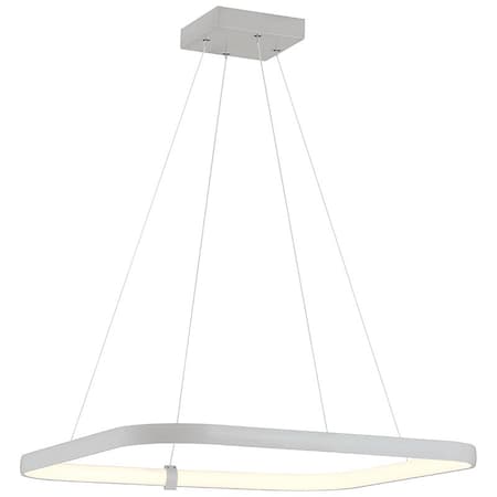 Access Lighting Ravello, Dual Voltage LED Pendant, Satin Finish, Acrylic Lens Acrylic 50946LEDD-SAT/ACR